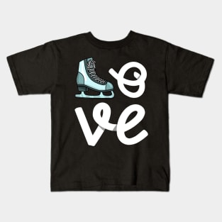 Figure Skating Love - Ice Skating Gift Kids T-Shirt